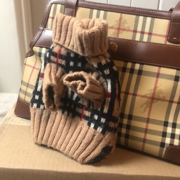 Burberry Dog Burberry Nova Check Wool Dog Sweater Poshmark